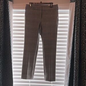 Ann Taylor Factory Petite Plaid Slim Leg Pants